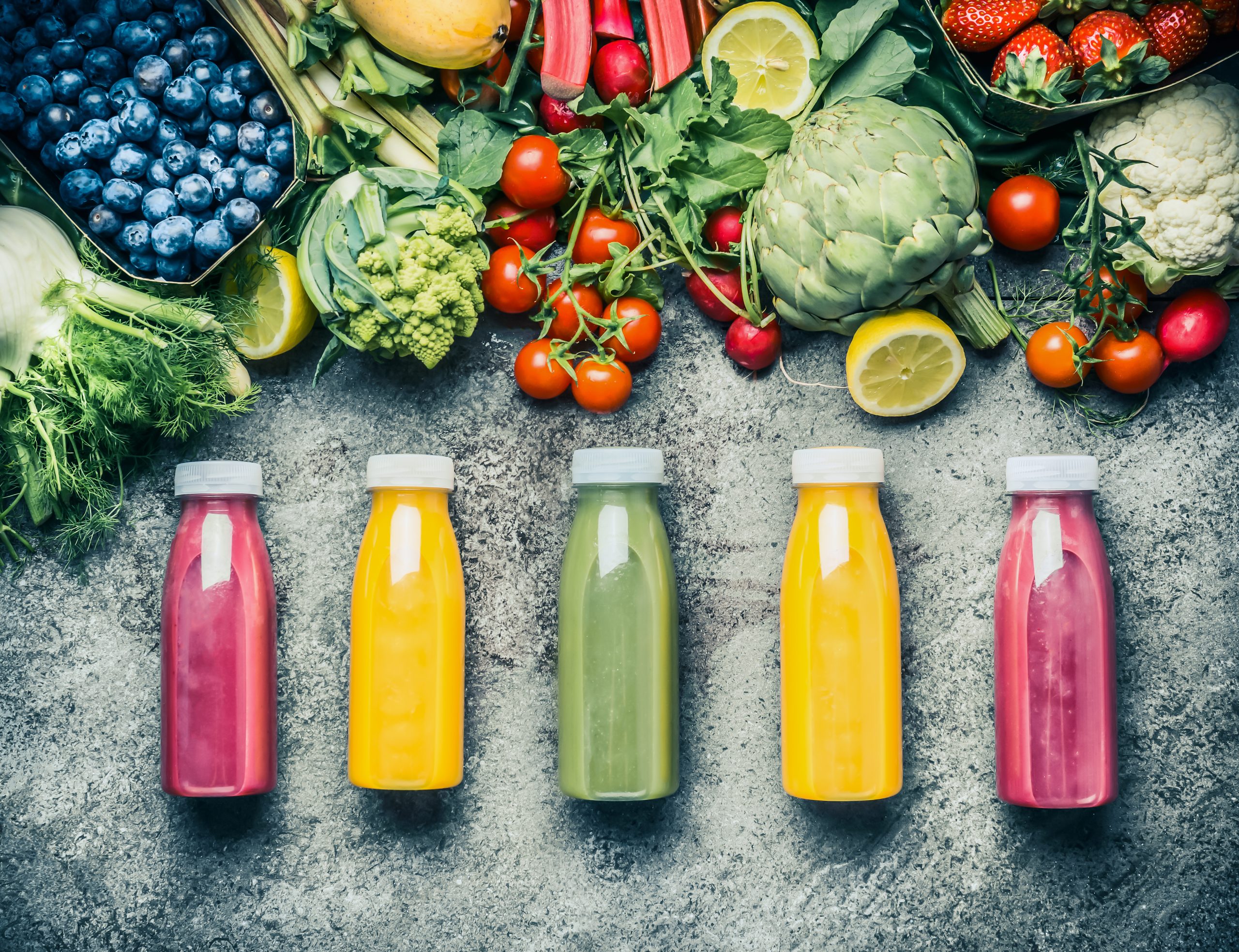Variety,Of,Colorful,Smoothies,Or,Juices,Bottles,Beverages,Drinks,With DRINKS